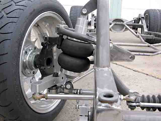 système au moyen d'une suspension pneumatique